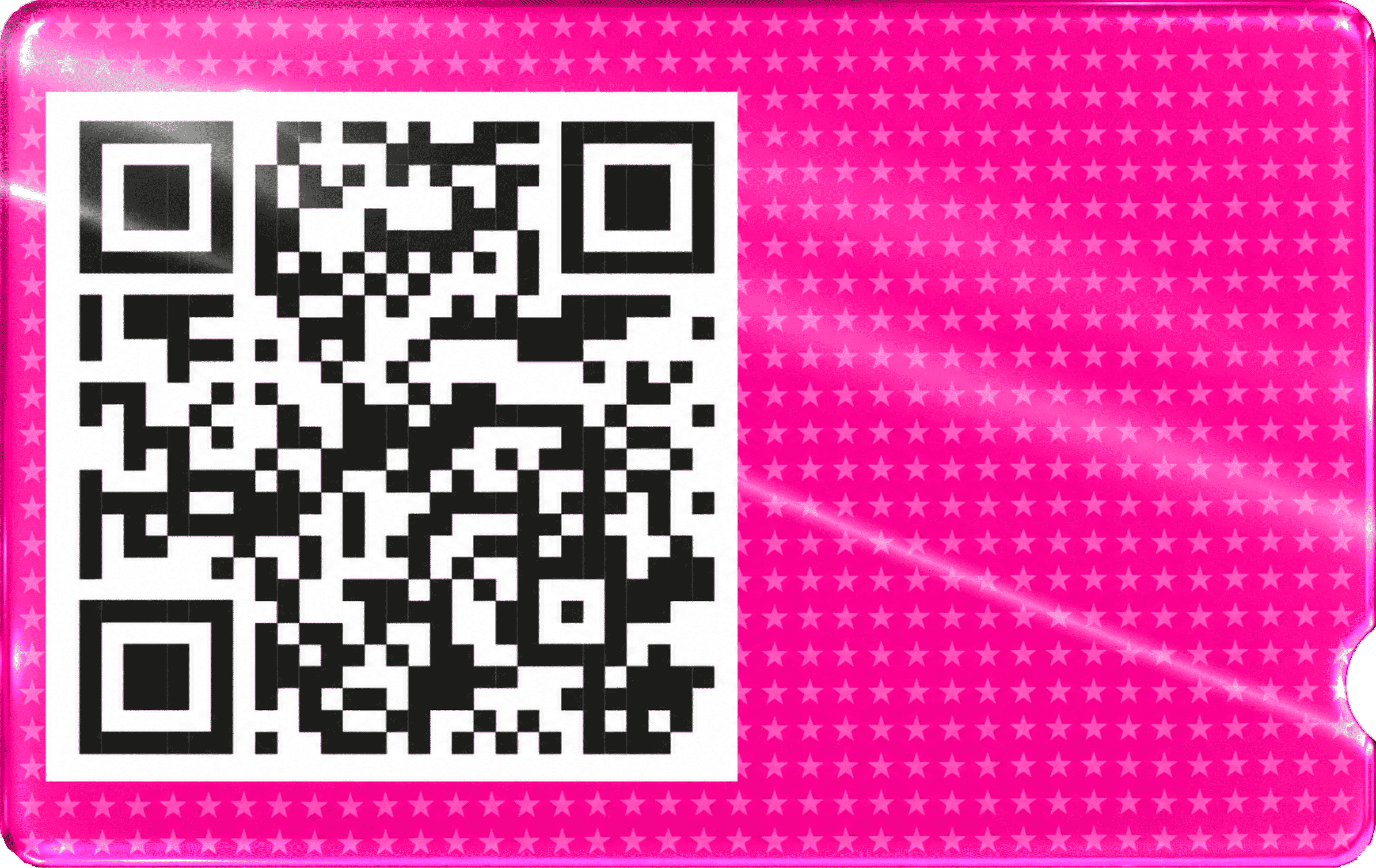 Verso de la carte avec le QR code